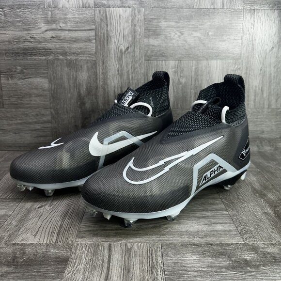 Nike Alpha Menace Elite 3 Men's size 10 Detachable Football Cleat Black DR5956-0 - Picture 3 of 8
